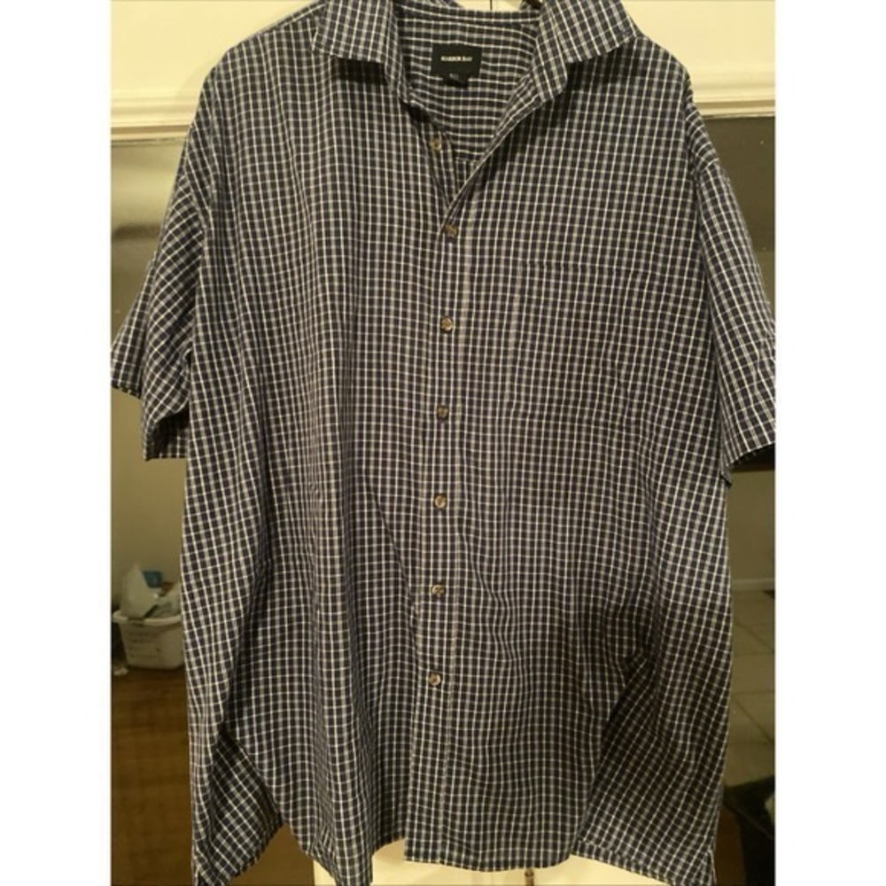 Harbor Bay‎ Men's Short Sleeve 2XLT Button-Up Shirt Summer Casual     120